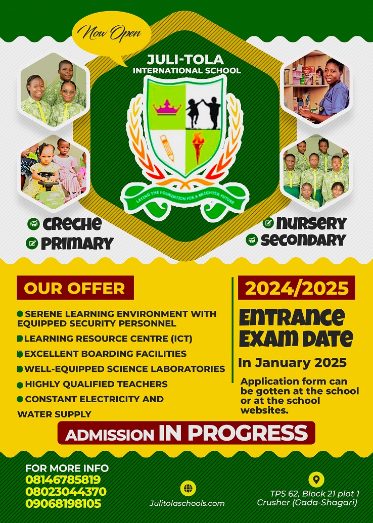 JULITOLA SCHOOL ADVERT