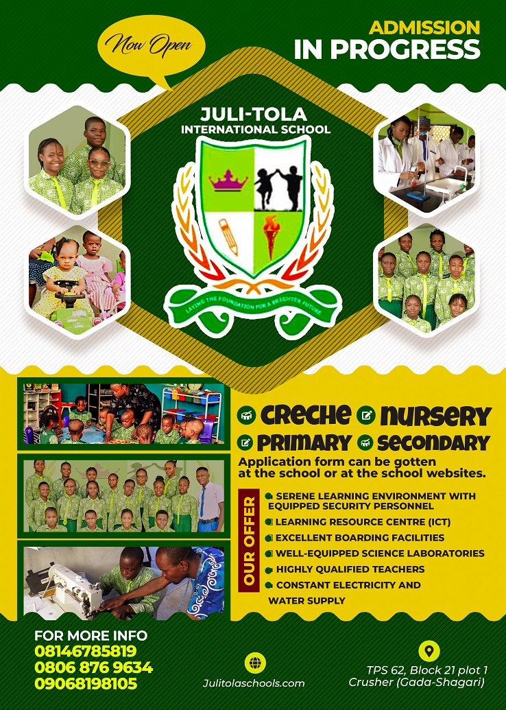JULITOLA SCHOOL ADVERT